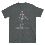 Jean-Baptiste Marc Bourgery - Muscles of the human body anterior view, 半袖ユニセックスTシャツ