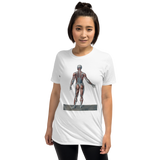Jean-Baptiste Marc Bourgery - Muscles of the human body anterior view, 半袖ユニセックスTシャツ