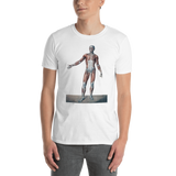 Jean-Baptiste Marc Bourgery - Muscles of the human body posterior view, 半袖ユニセックスTシャツ