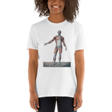 Jean-Baptiste Marc Bourgery - Muscles of the human body posterior view, 半袖ユニセックスTシャツ