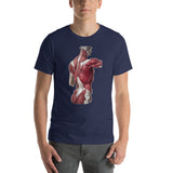 Jean-Baptiste Marc Bourgery - Back muscles 半袖ユニセックスTシャツ