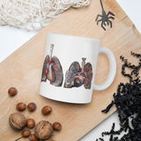 Jean-Baptiste Marc Bourgery, heart and lung, vessels マグカップ（白）