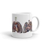 Jean-Baptiste Marc Bourgery, heart and lung, vessels マグカップ（白）