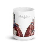 Jean-Baptiste Marc Bourgery, heart and lung マグカップ（白）