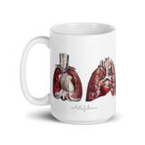 Jean-Baptiste Marc Bourgery, heart and lung, vessels マグカップ（白）